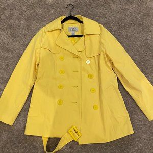 London Fog Rain Coat - Yellow